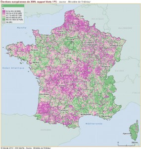 rapport verts ps