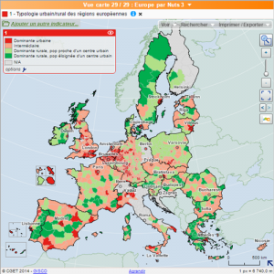 typologie urbain/rural en Europe