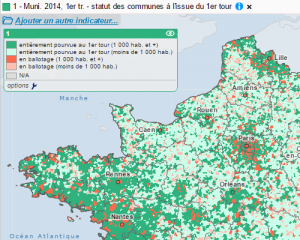 cartes des élections municipales de 2014 en France