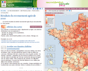 Carto Stat Agri : SAU moyenne par exploitation