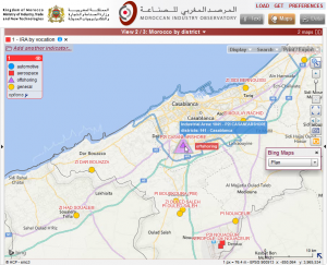 Maroc - zones d'activité