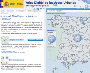 Atlas digital des aires urbaines en Espagne