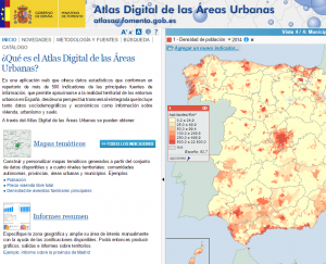 Atlas digital des aires urbaines en Espagne