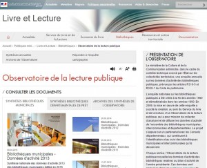 Observatoire de la lecture publique