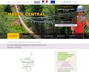 Accès à la plateforme Dynamiques territoriales du Massif Central