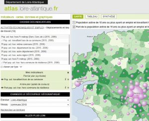 Atlas de Loire-Atlantique - Déplacements domicile-travail