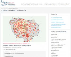 Soigner en Île-de-France : un site de l'URPS