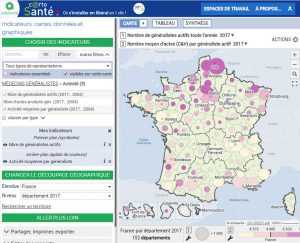 CartoSanté : carte