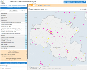 observatoire val de garonne : carte du baromètre des entreprises