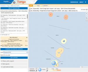 PopGis3 Tonga carte global