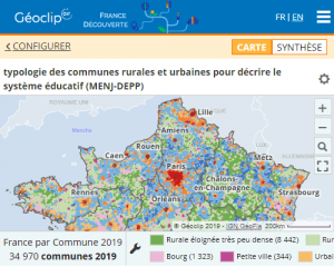 Typologie pour le système éducatif dans France Découverte