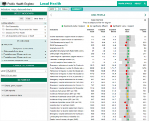 PHE Local Health : synthèse